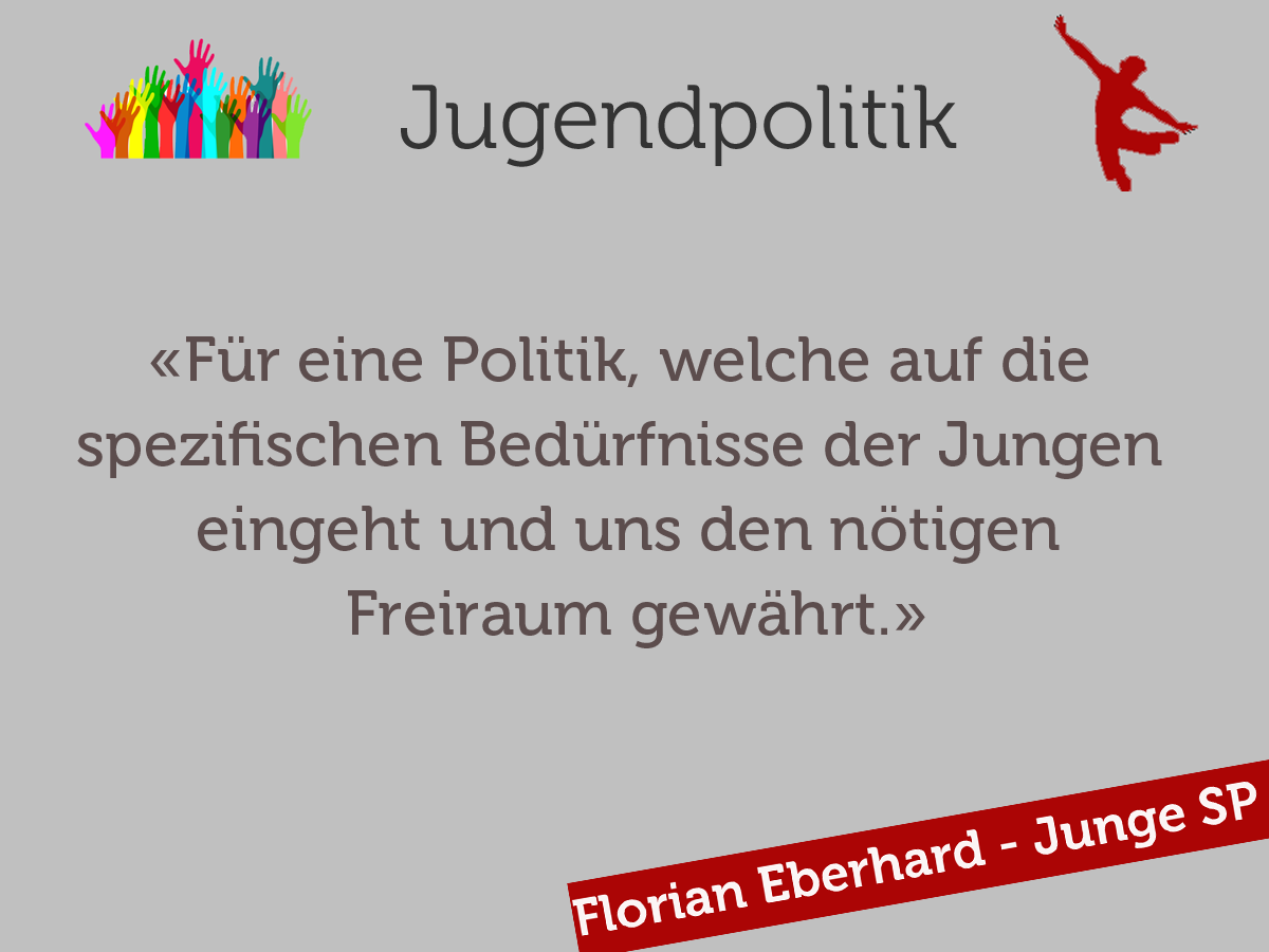 Point of View zur Jugendpolitik von Florian Eberhard, Politiker der Jungen SP Region Olten